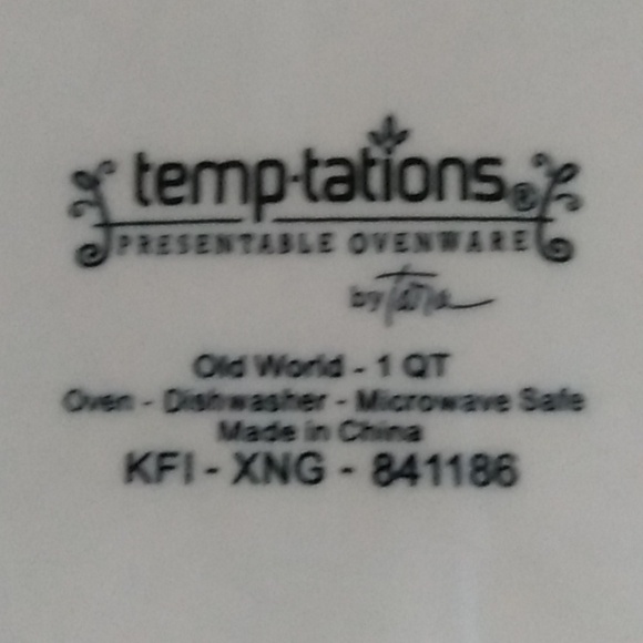 TEMP-TATIONS Ovenware 1 QT. Loaf Pan and bottom Tray - Picture 5 of 8